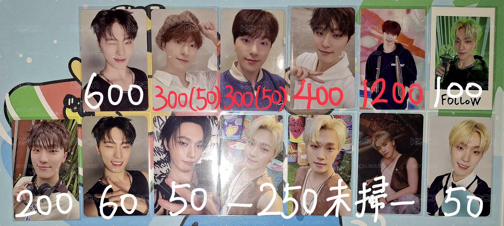 SVT 李燦 小卡