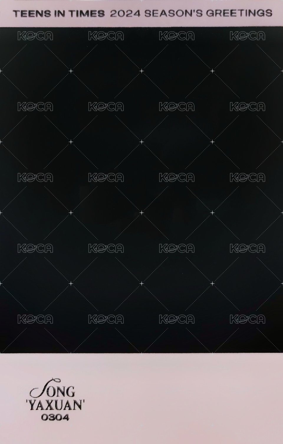 24‘台曆 隨機卡  背面