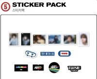 TRY WITH US 貼紙 快閃店貼紙包