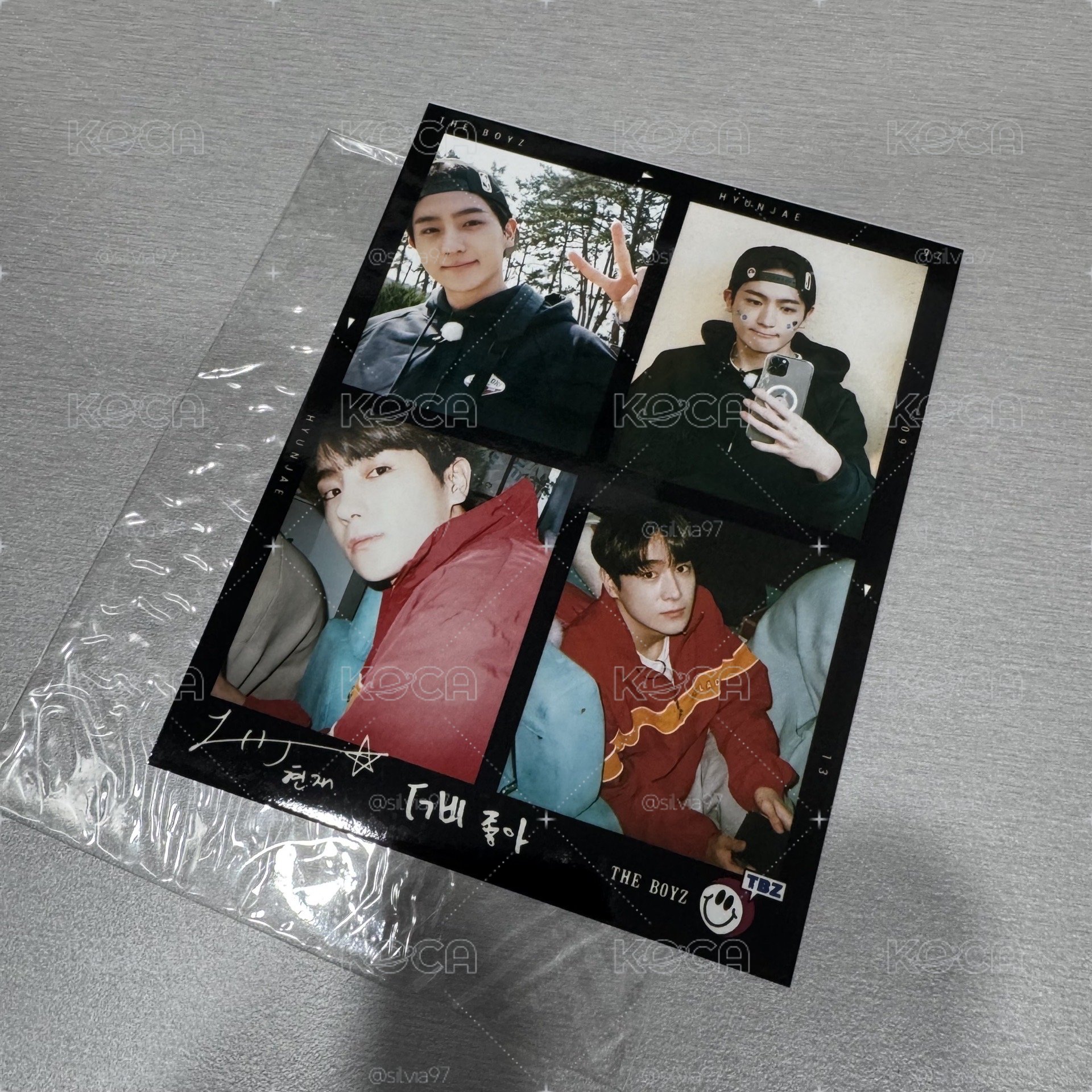 COME ON! THE BOYZ 人生四格卡 賢在 官方MD