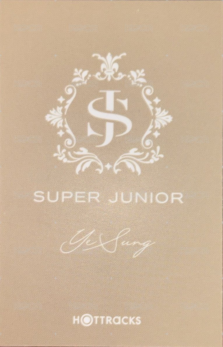 2020年曆 hottracks 特典卡  背面