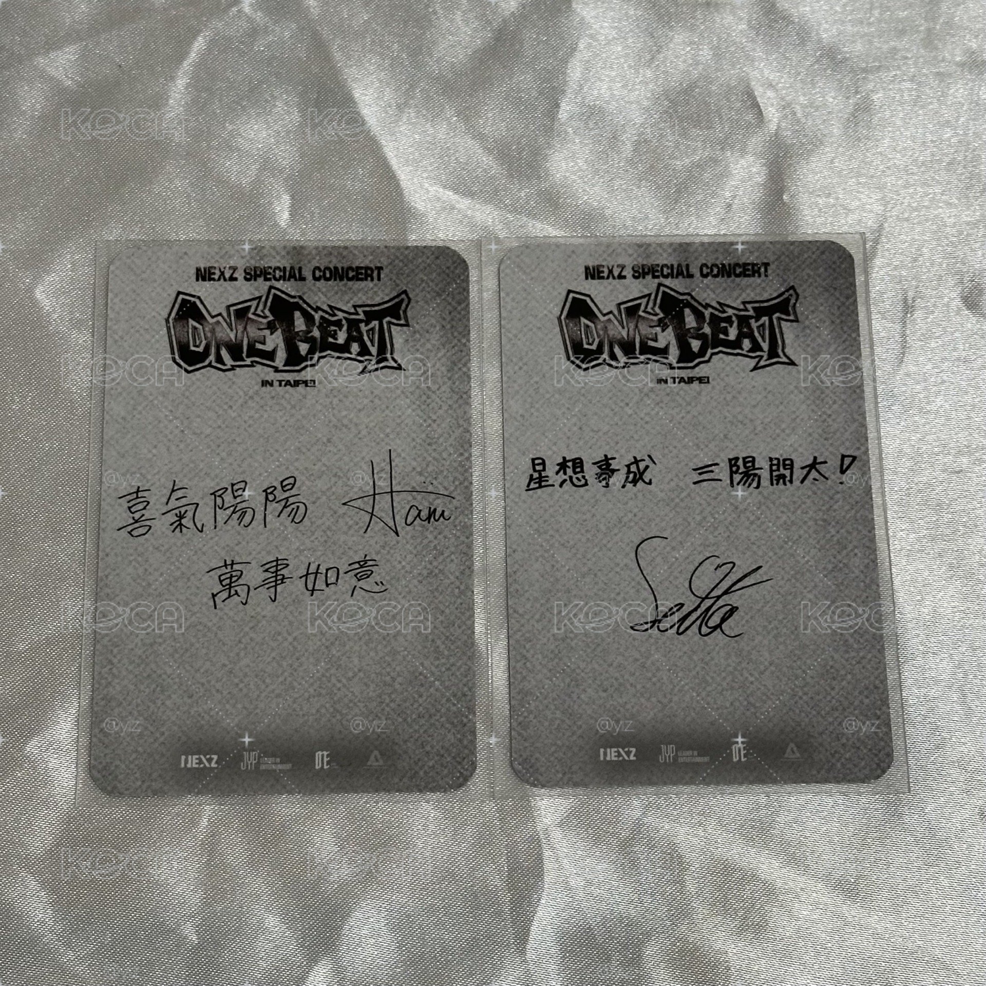 NEXZ HARU SEITA 台北場入場卡