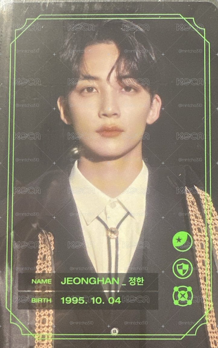 SEVENTEEN JEONGHAN 尹淨漢 7期會員禮