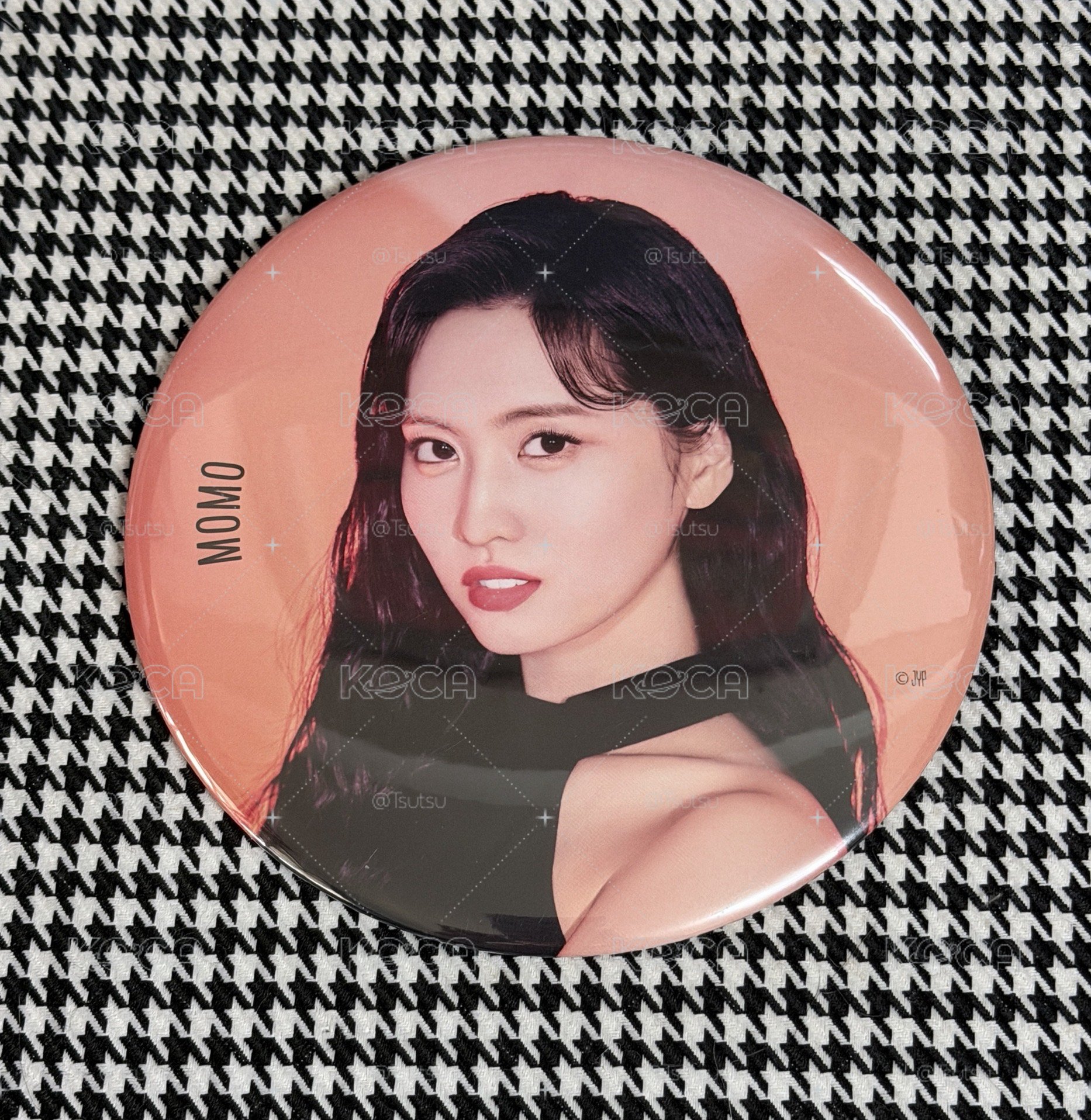 twice momo 泡麵蓋大小超大徽章 
