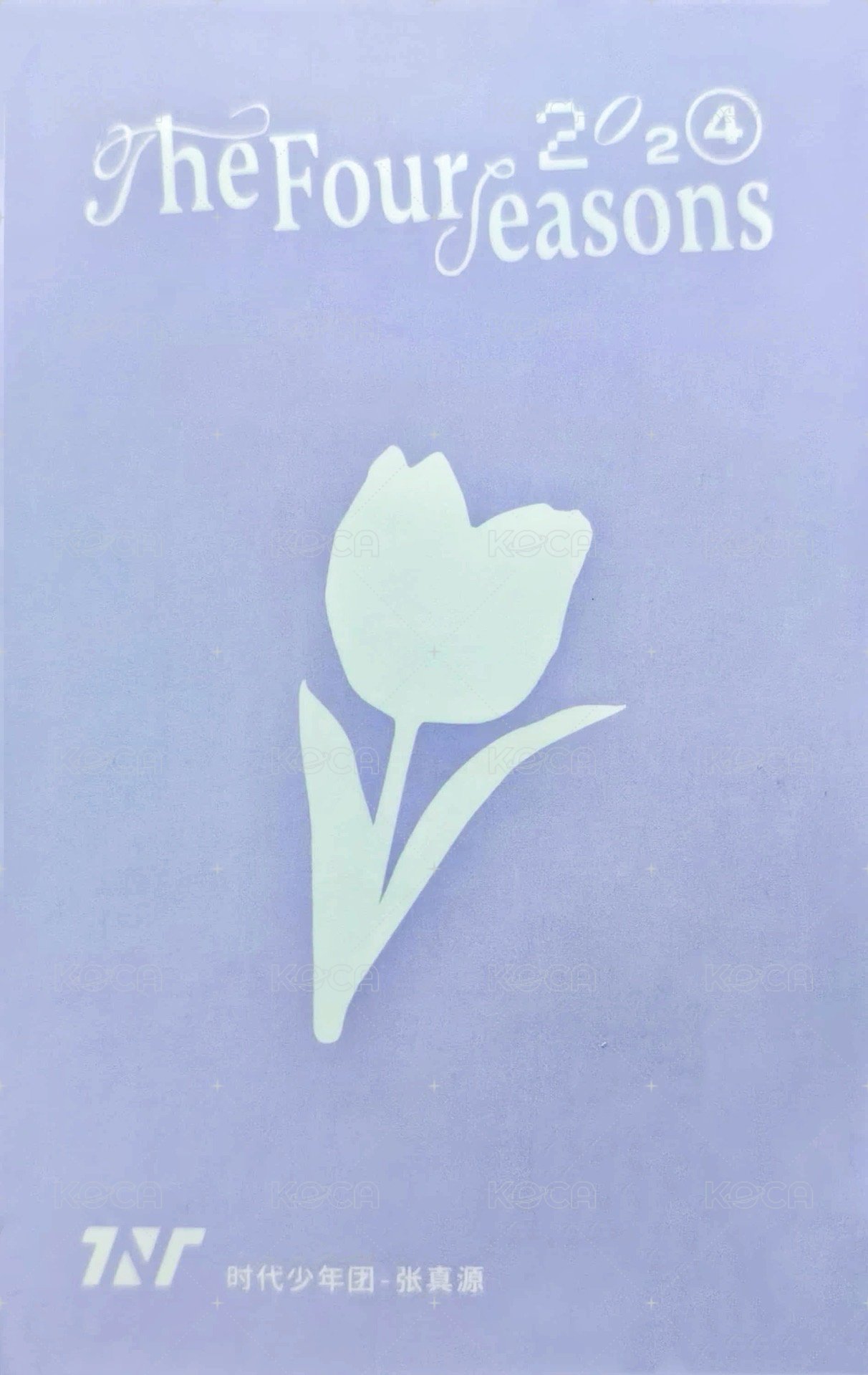 24‘台曆 隨機卡  背面