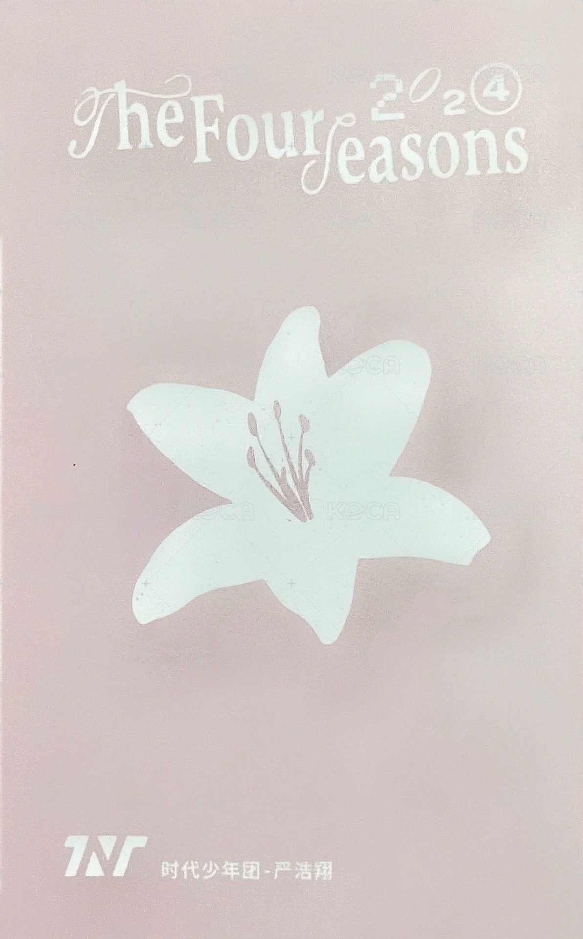 24‘台曆 隨機卡  背面