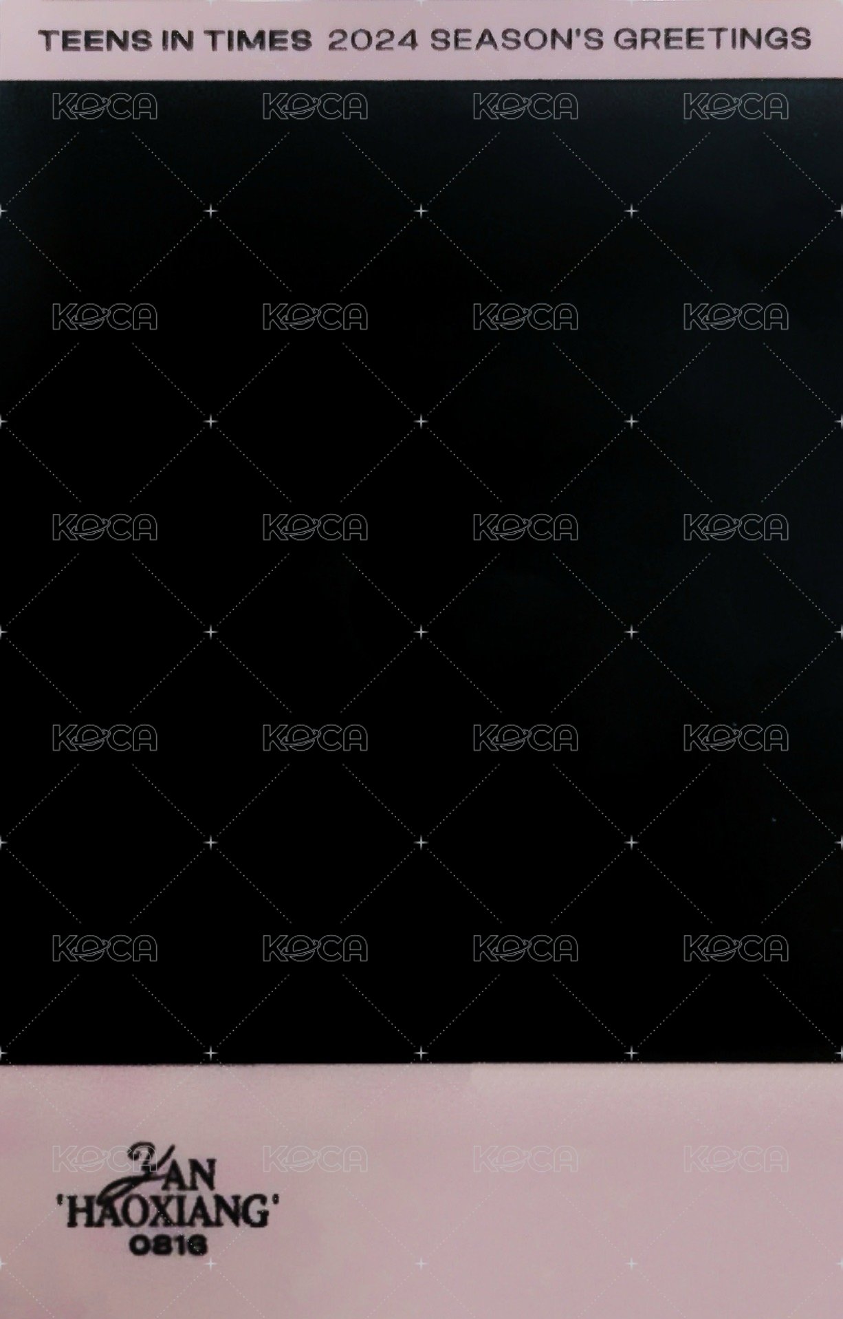 24‘台曆 隨機卡  背面