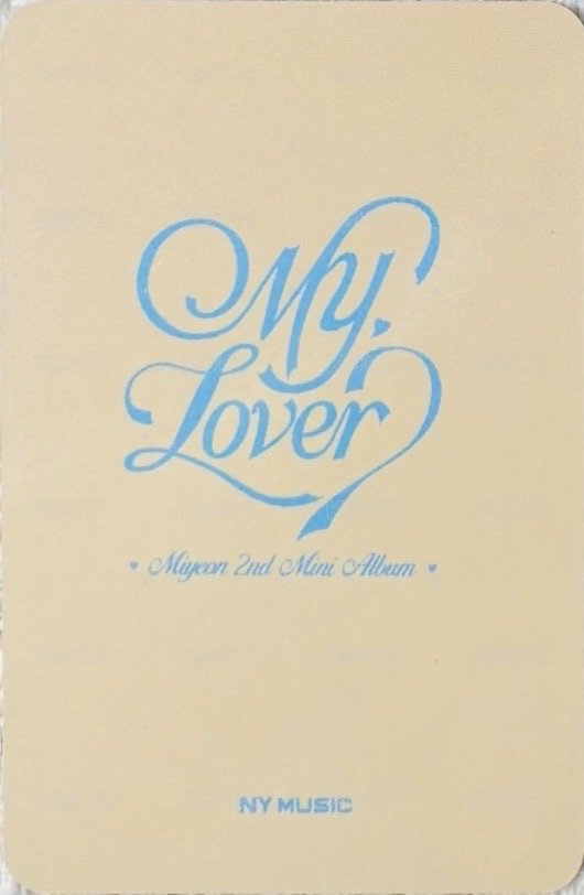 MY, Lover ny 8.0 幸運卡  背面