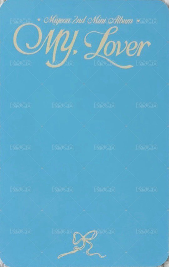 MY, Lover k4 幸運卡  背面