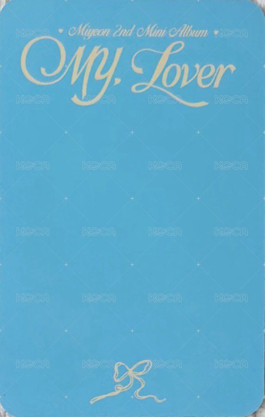 MY, Lover k4 幸運卡  背面