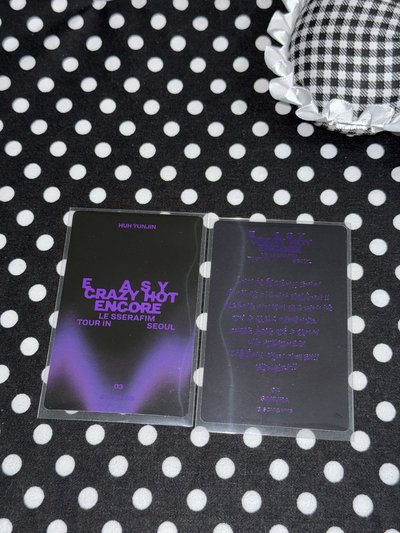 韓安隨機卡🌸韓文卡背