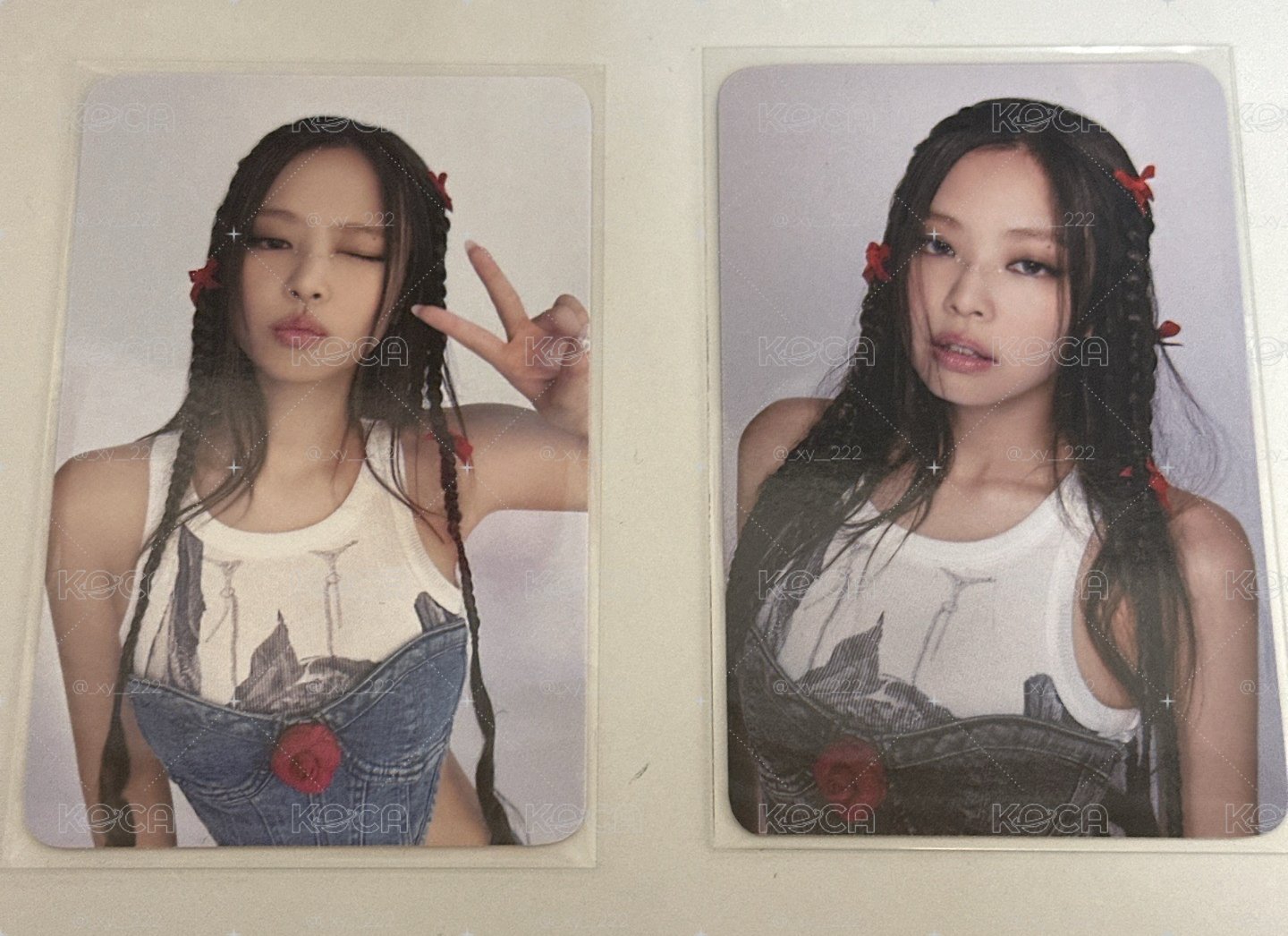blackpink Jennie 鐵盒卡