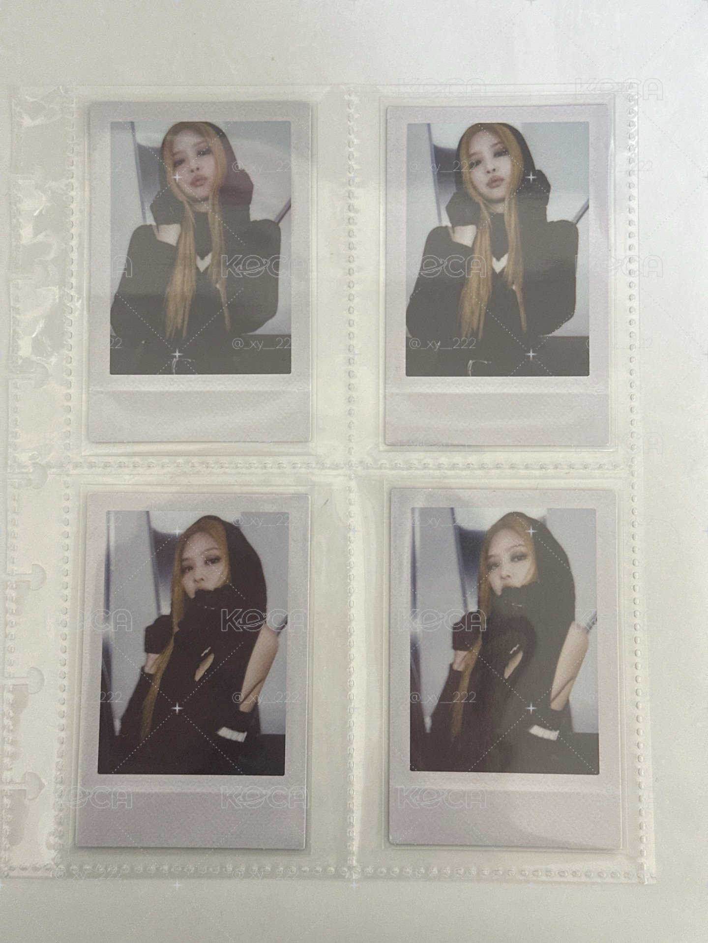blackpink Jennie 拍立得卡