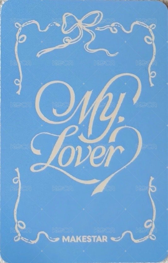 MY, Lover ms 4.0 簽售卡  背面