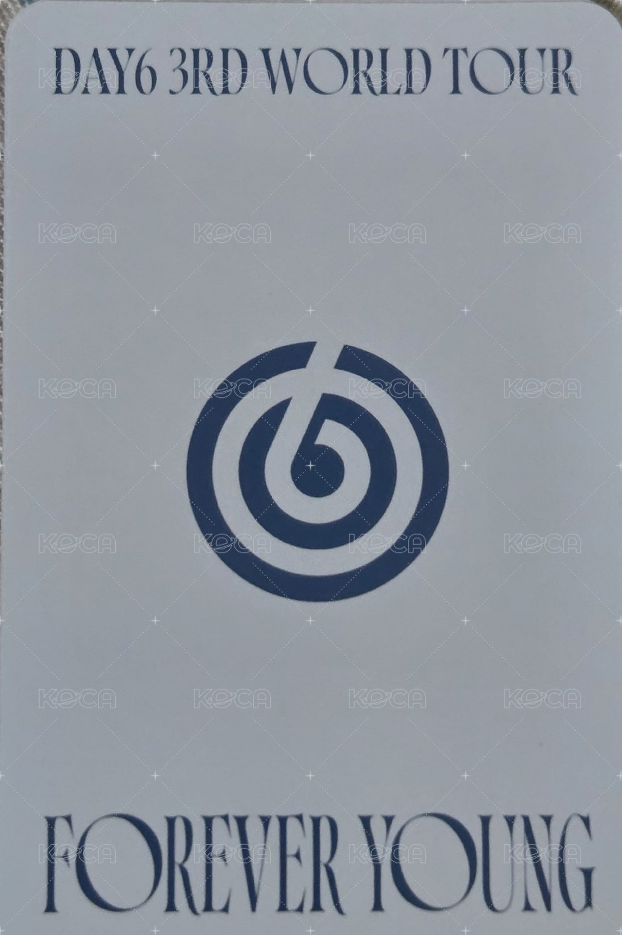 3rd世巡 大田場Day2 入場卡 / 場限卡  背面