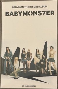 BABYMONS7ER 打歌卡 BABYMONS7ER SHEESH 打歌卡 團卡 4/25 MCD