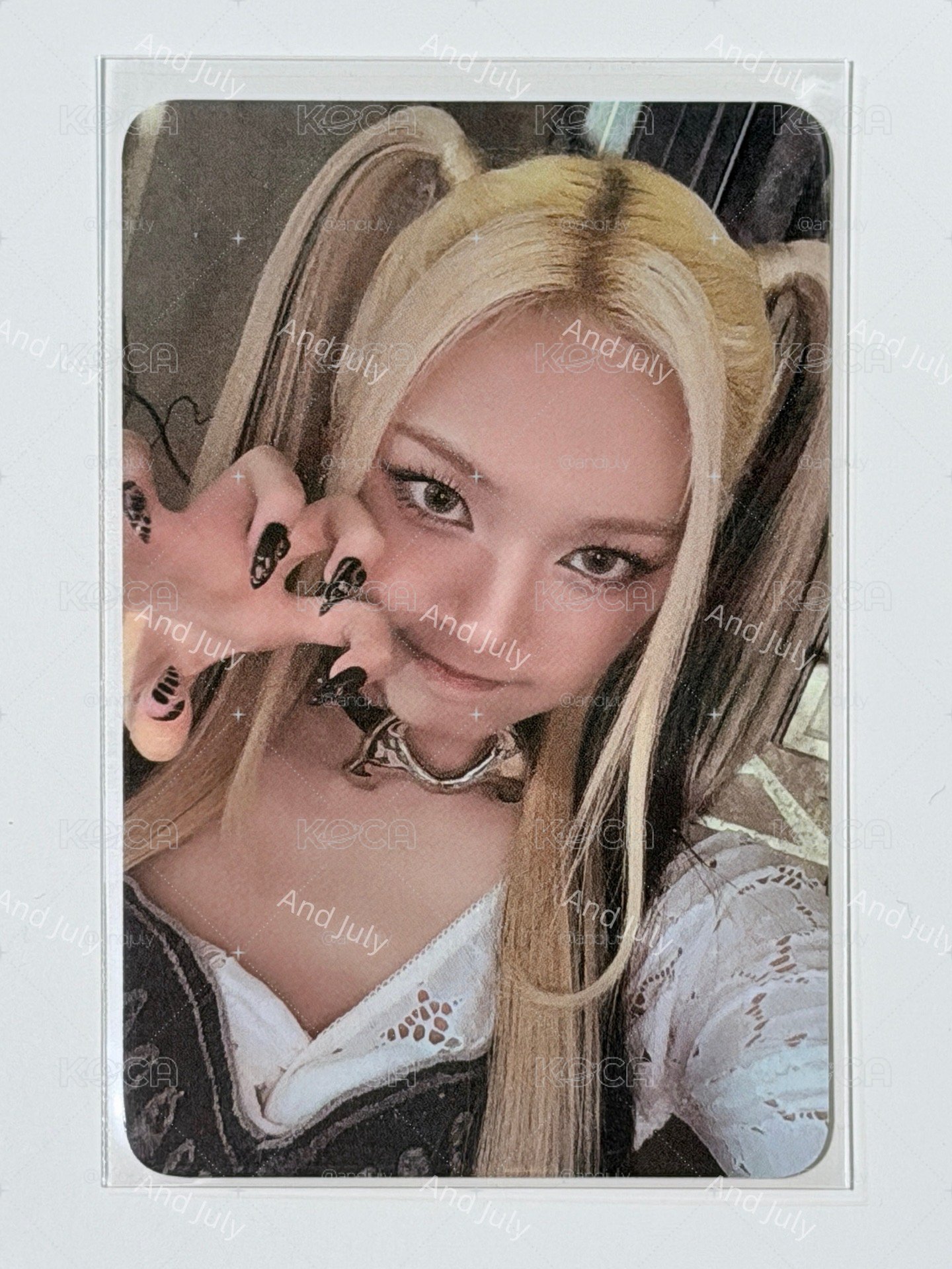 BABYMONSTER 仁寺洞虎爪 手寫卡背