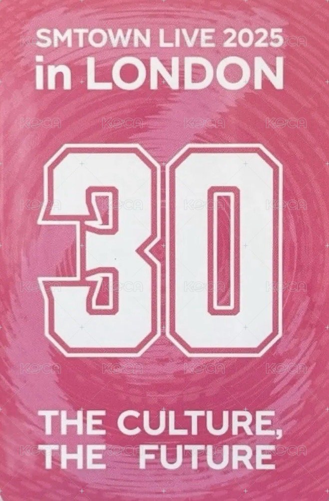 SMT LIVE 2025 倫敦VIP 入場卡 / 場限卡  背面