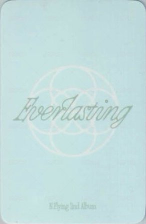 正規二 FaNCy ver. 專輯卡  背面