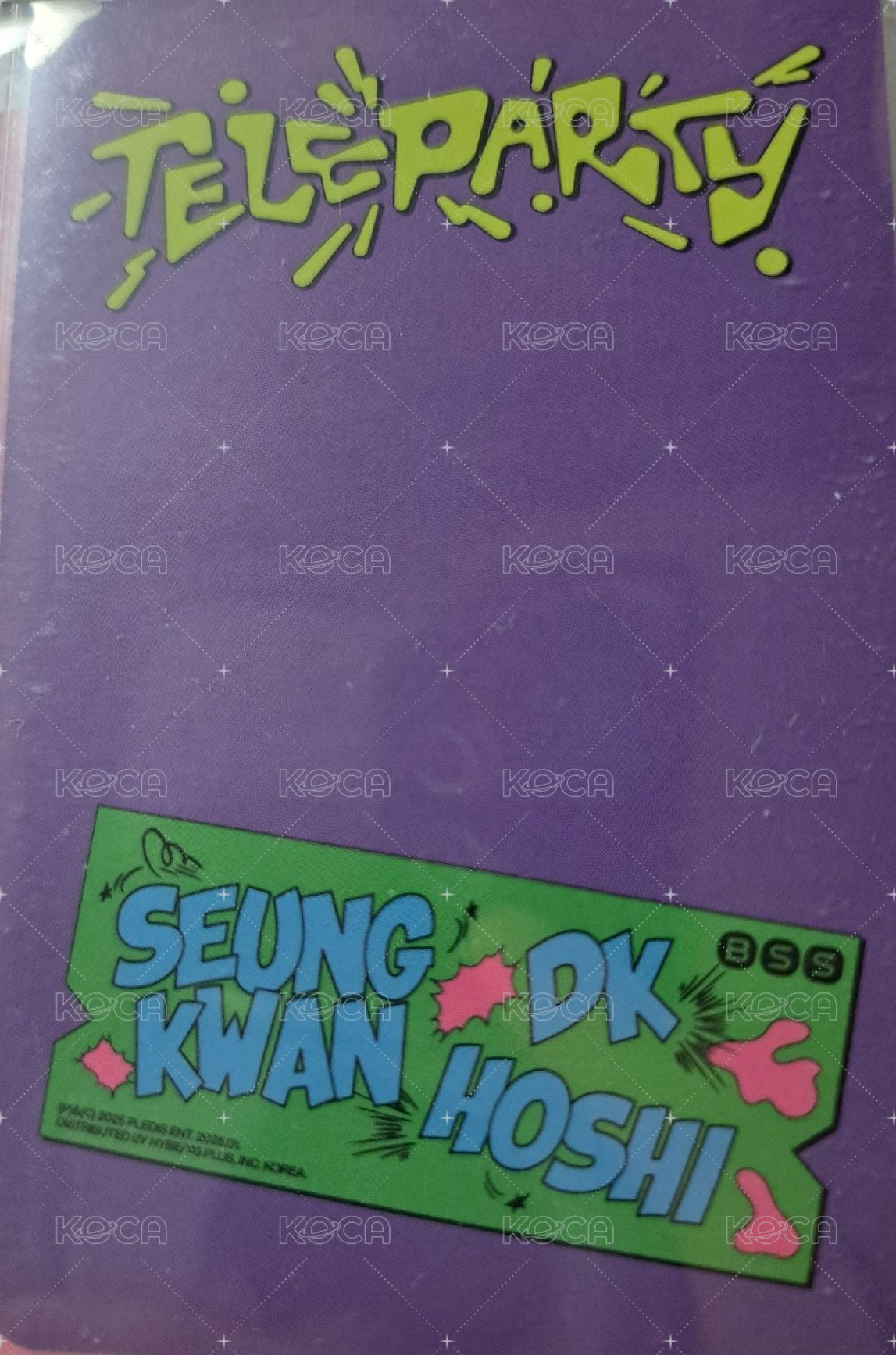 ‘TELEPARTY’ mp 特典卡  背面