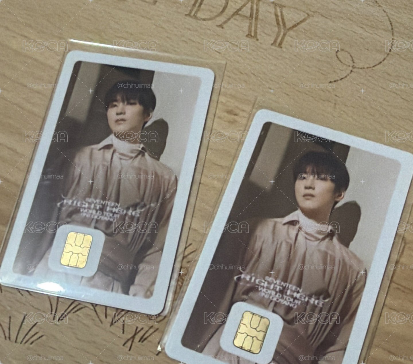 seventeen Wonwoo right here交通卡