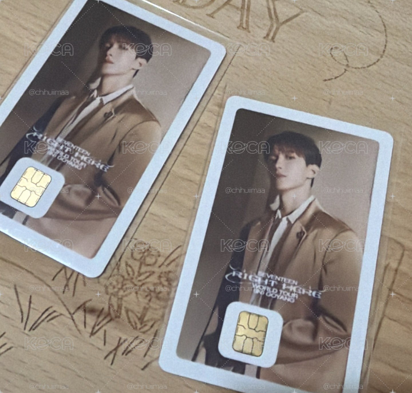 seventeen DK right here交通卡