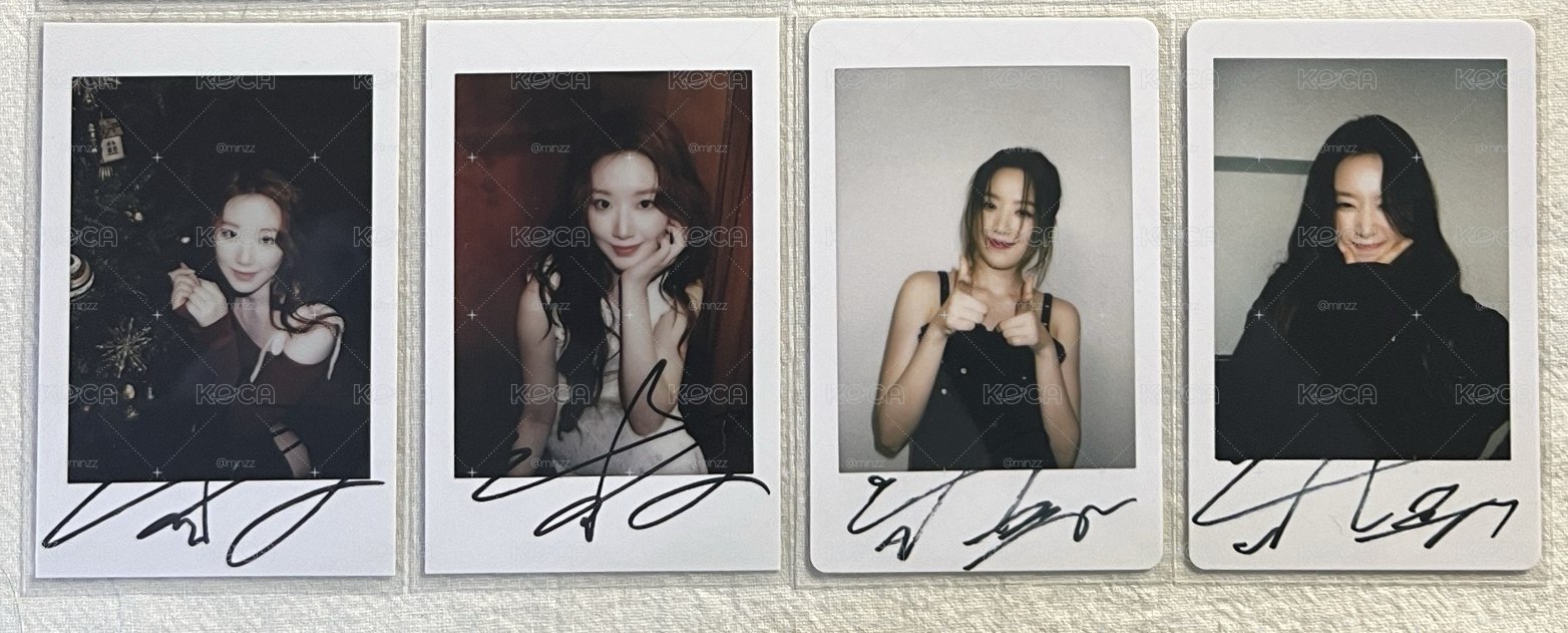 i-dle｜Shuhua刷 雜誌印簽拍立得🌹