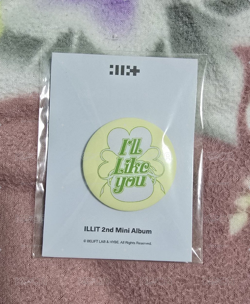 ILLIT I'LL LIKE YOU 徽章 周邊
