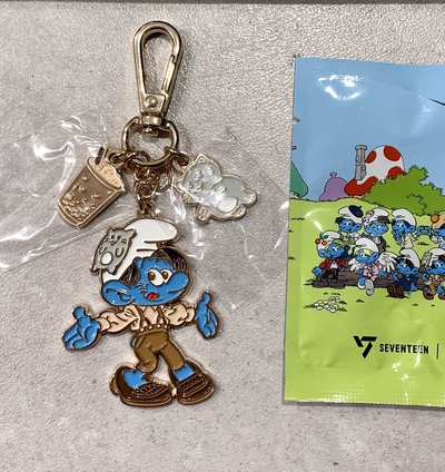 藍色小精靈 聯名吊飾 俊八勳碩