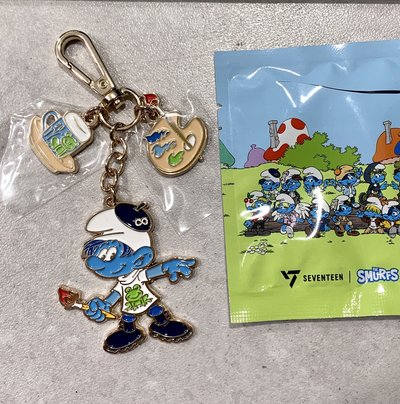 藍色小精靈 聯名吊飾 俊八勳碩