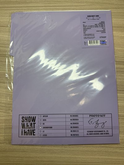 一巡周邊照片組 員 全新未拆