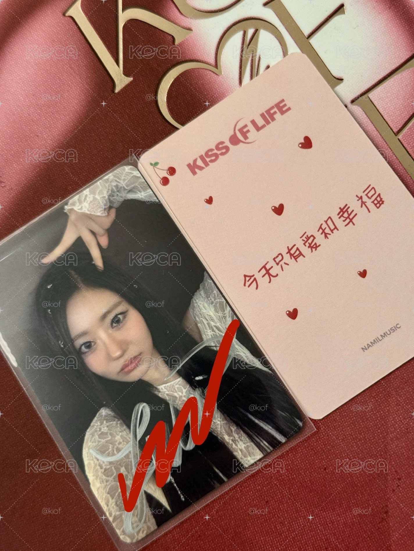 Kiss of Life Julie 楠藝中文卡背簽卡 櫻桃ver
