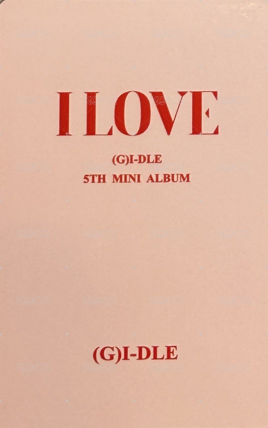 I LOVE tou 幸運卡  背面