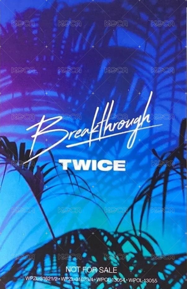 Breakthrough 專輯卡  背面