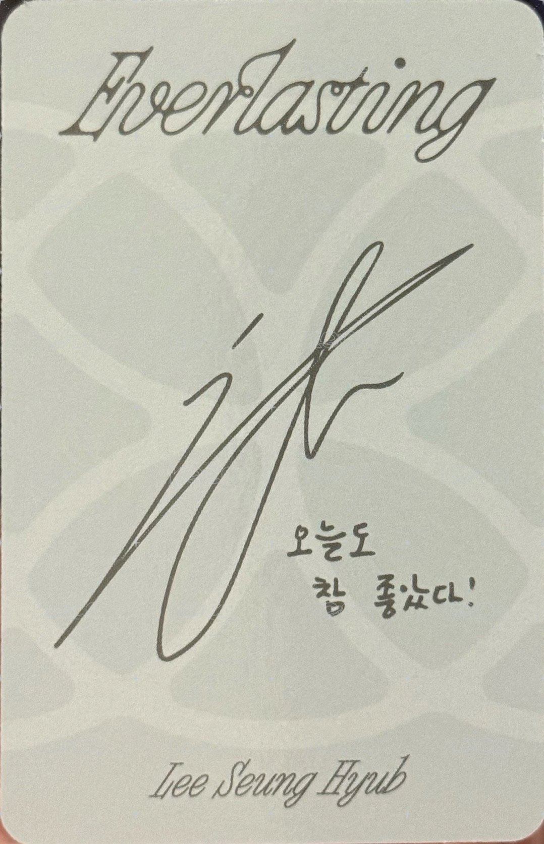 正規二 Digipack Ver. 專輯卡  背面