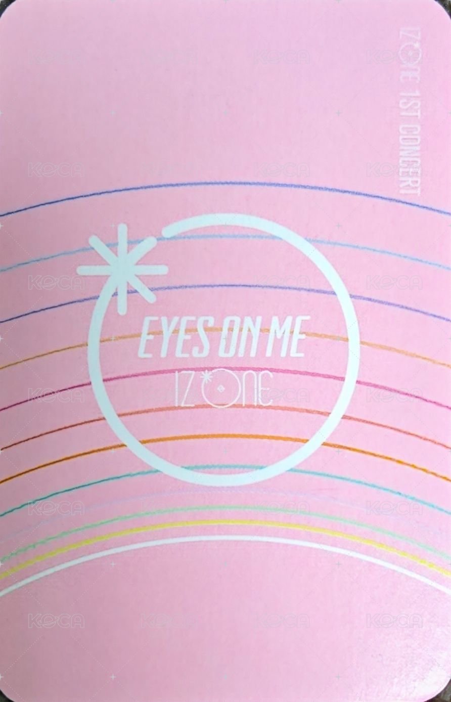 1st 演唱會 滿額卡  背面