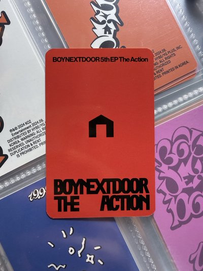 ✴️ The Action oy 特典卡 明宰鉉