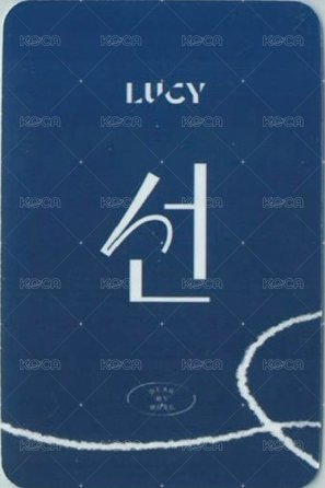 선 dmm 簽售卡  背面