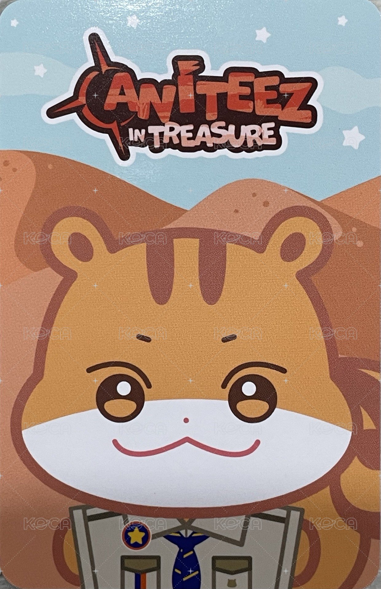 ANITEEZ IN TREASURE 周邊卡 3D STICKER 背面