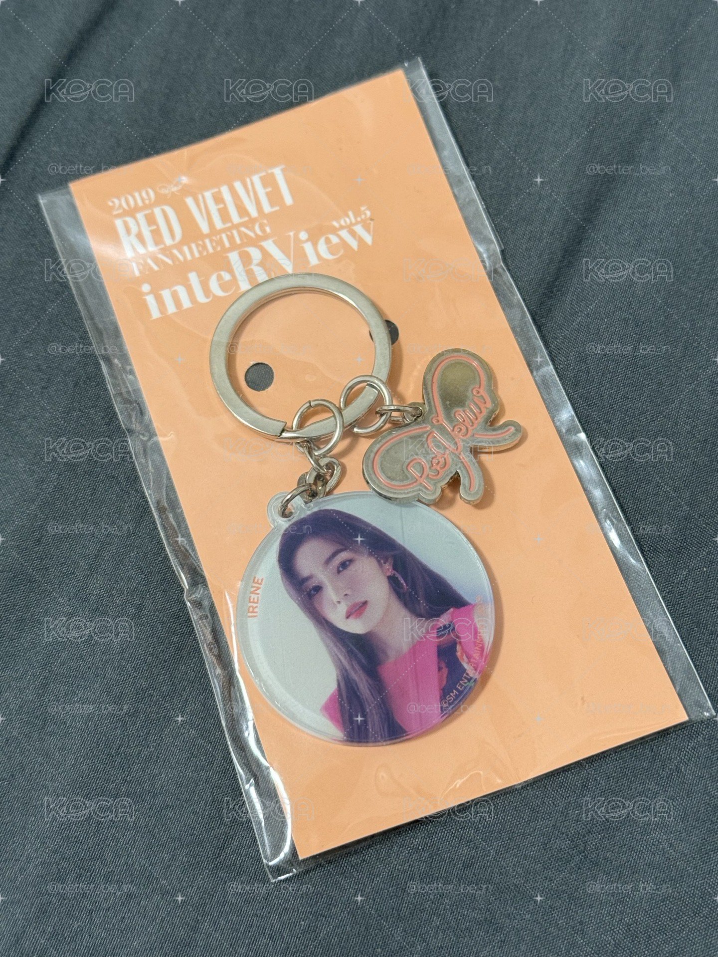 現貨/ Red Velvet 2019粉絲見面會周邊鑰匙圈 IRENE