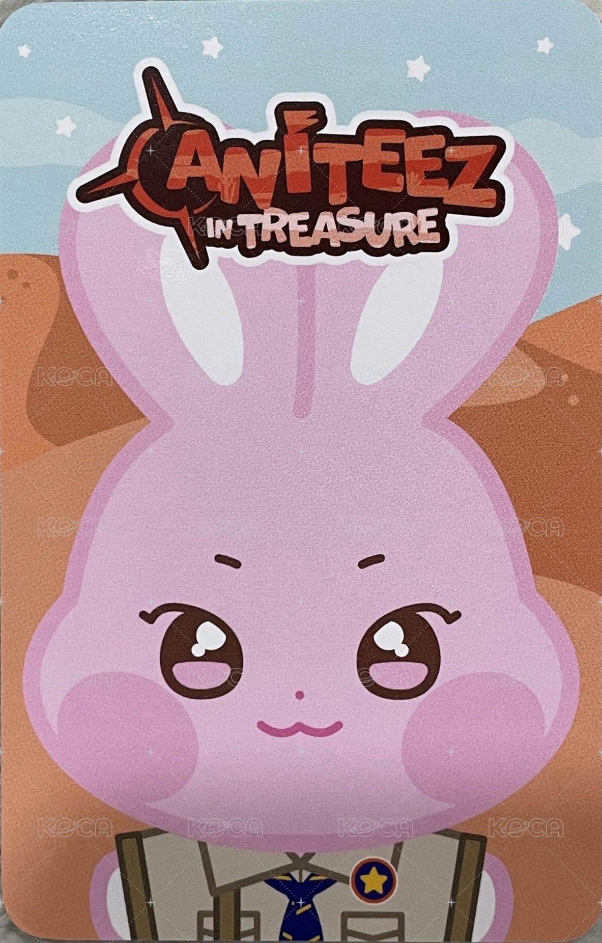 ANITEEZ IN TREASURE 周邊卡 3D STICKER 背面