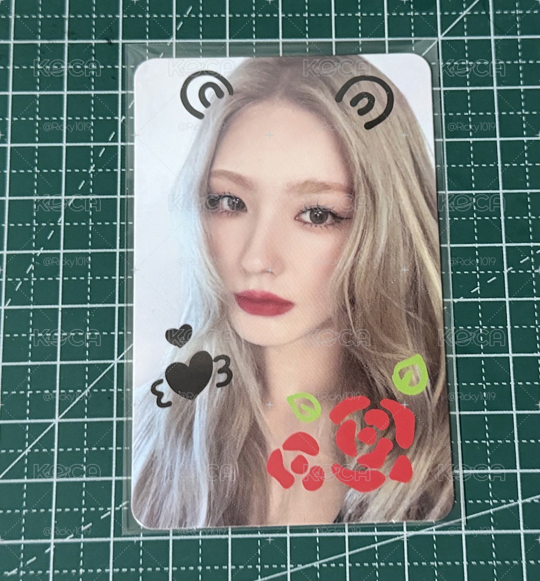 i-dle 迷五 I Love MS2.0 塗鴉麵