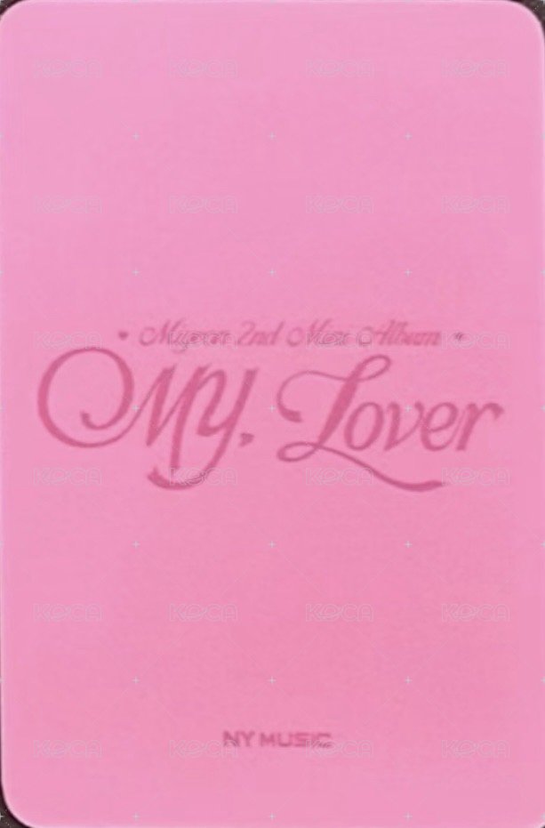 MY, Lover ny 廣州線下 簽售卡 中國末場 背面