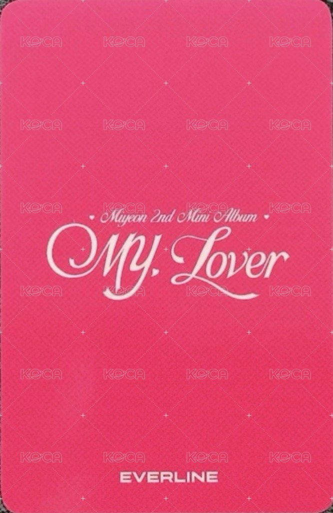 MY, Lover el SC 簽售卡  背面