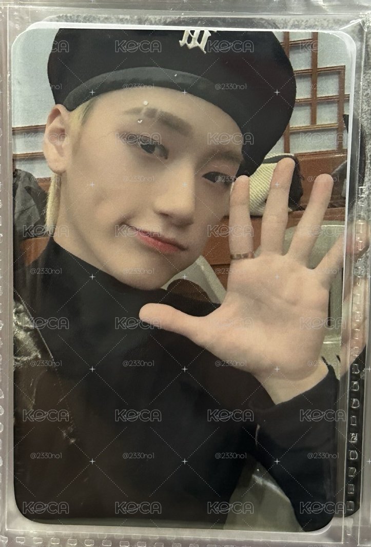 ateez 崔傘 金髮 簽售卡 Movement el 3.0 