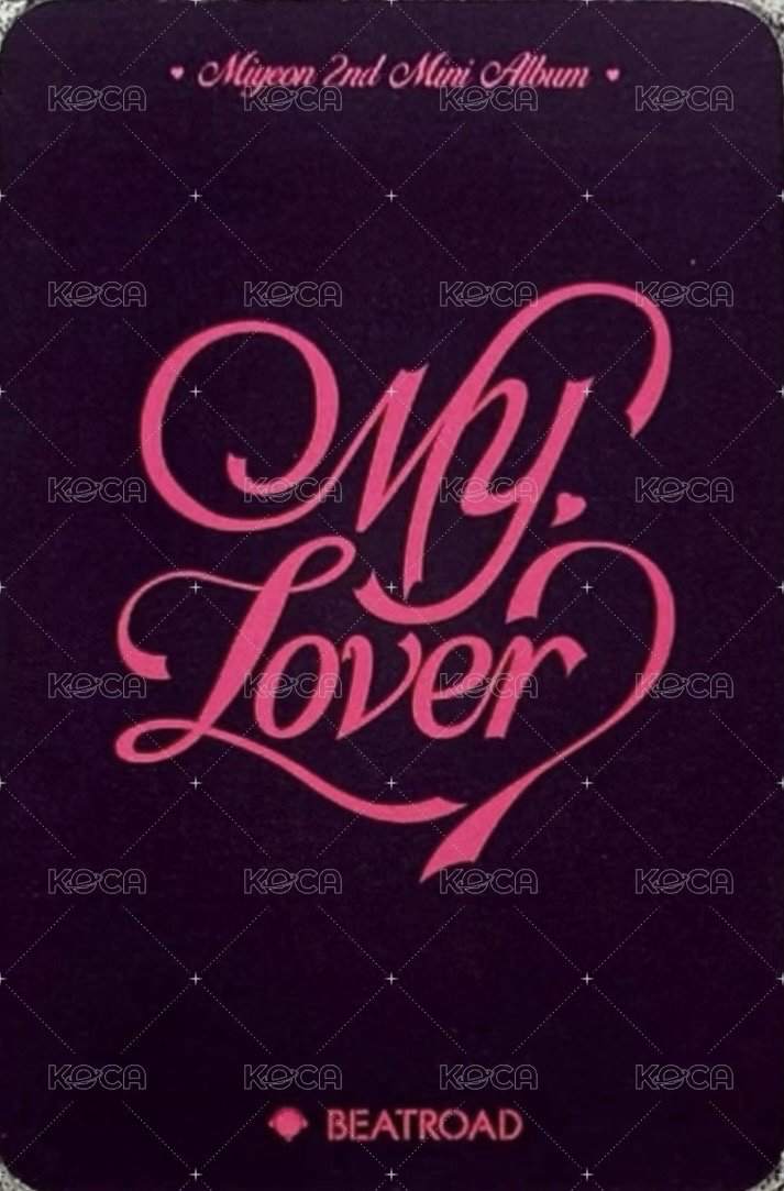 MY, Lover br SC 簽售卡  背面