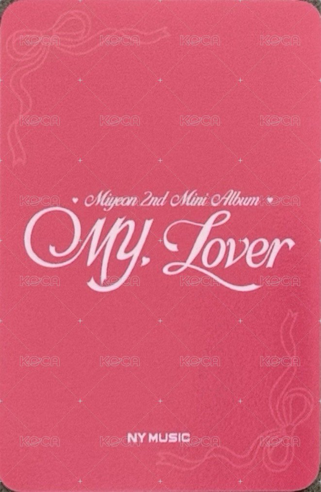 MY, Lover ny 楠藝 3.0 簽售卡  背面