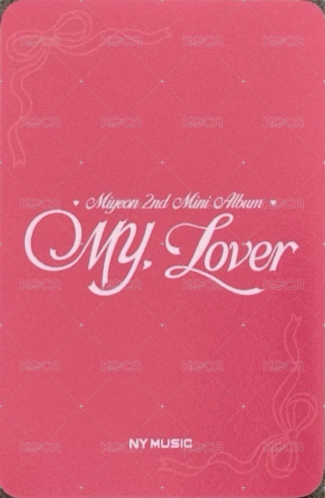MY, Lover ny 楠藝 3.0 簽售卡  背面