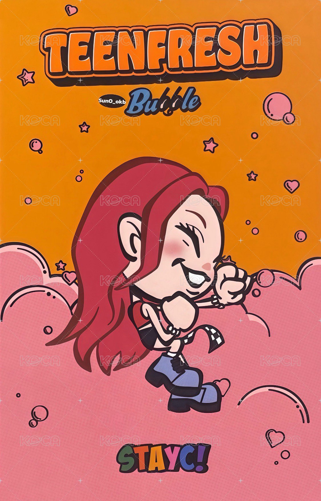 Bubble 電子專 專輯卡  背面