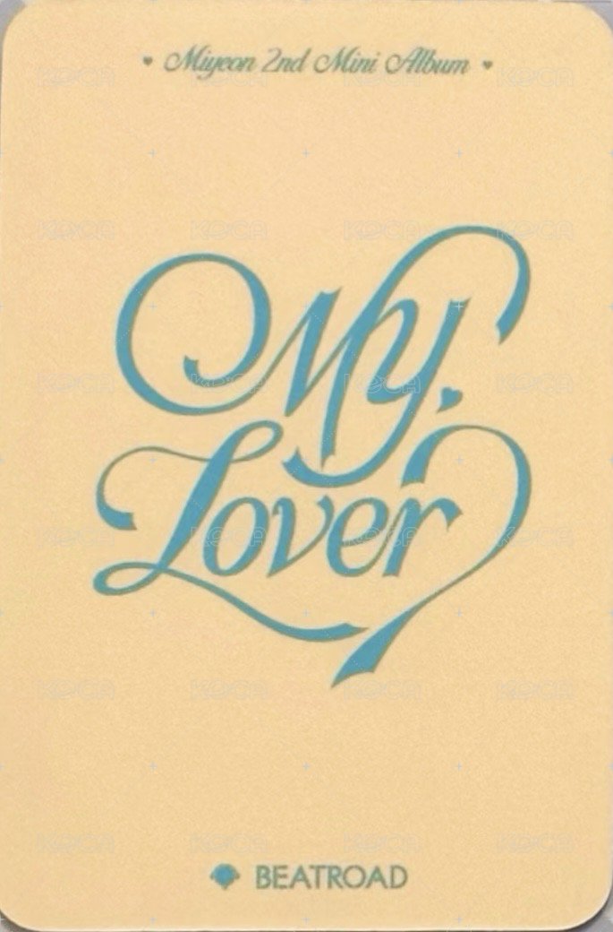 MY, Lover br 線上2.0 簽售卡  背面